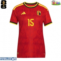 Belgia Thomas Meunier #15 Hjemmedrakt Dame VM 2026 Kortermet